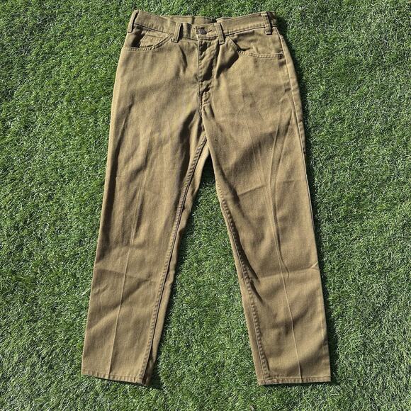 Levi's Other - Vintage Levi Strauss Jeans Men Size 30 x 26 Brown‎ Talon Zipper